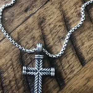 David Yurman Mens Chevron Cross